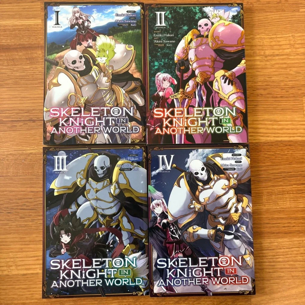 Skeleton Knight in Another World Volumes 1-8 Hakari First Printing English Manga